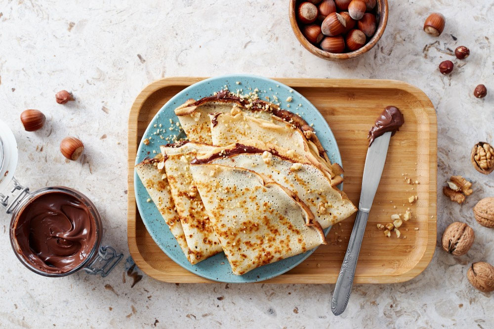 Crêpes with Nutella