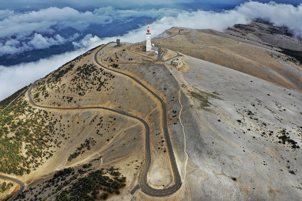 Weather station atop of Mont Ventoux